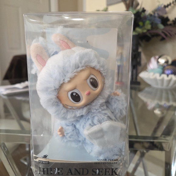 Blue Plush Keychain Accessory - Picture 6 of 7